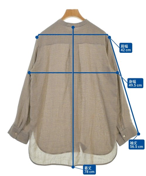 BEAUTY&YOUTH UNITED ARROWS（ビューティーアンドユースユナイテッドアローズ）ブラウス 茶 サイズ:F レディース/2200638430172