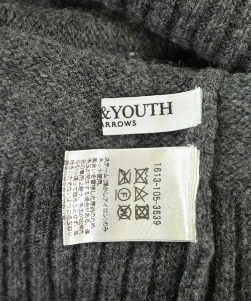 BEAUTY&YOUTH UNITED ARROWS（ビューティーアンドユースユナイテッドアローズ）ニット・セーター グレー サイズ:F レディース/2200634249112