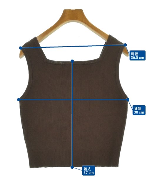 BEAUTY&YOUTH UNITED ARROWS（ビューティーアンドユースユナイテッドアローズ）ニット・セーター 茶 サイズ:-(S位) レディース/2200638006117