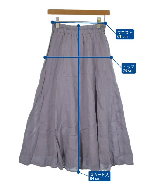 BEAUTY&YOUTH UNITED ARROWS（ビューティーアンドユースユナイテッドアローズ）ロング・マキシ丈スカート 紫 サイズ:S レディース/2200618661060