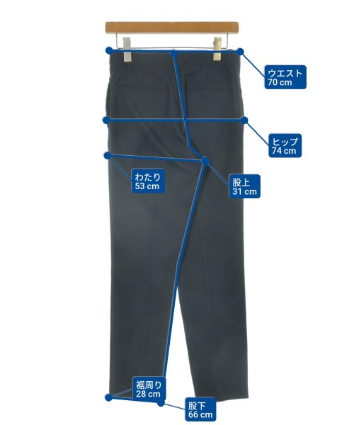 BEAUTY&YOUTH UNITED ARROWS（ビューティーアンドユースユナイテッドアローズ）スラックス 紺 サイズ:M レディース/2200638253047