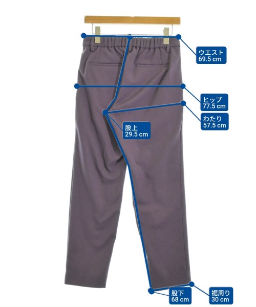 BEAUTY&YOUTH UNITED ARROWS（ビューティーアンドユースユナイテッドアローズ）スラックス 紫 サイズ:M レディース/2200646816067