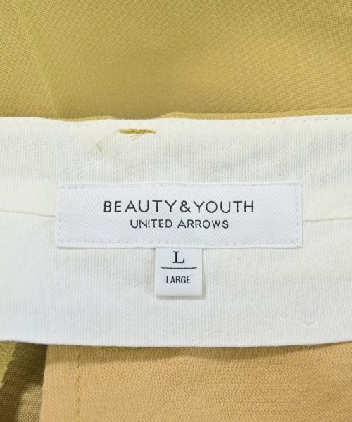 BEAUTY&YOUTH UNITED ARROWS（ビューティーアンドユースユナイテッドアローズ）スラックス 黄 サイズ:L レディース/2200639805016