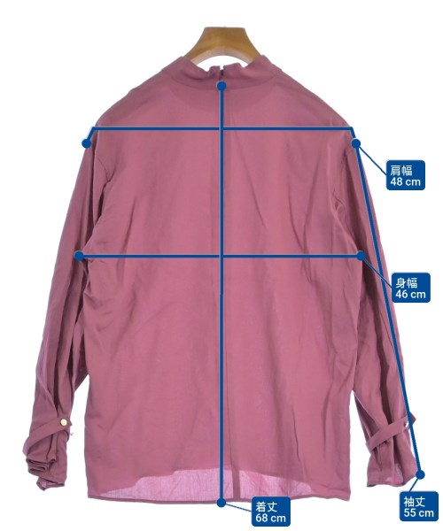 BEAUTY&YOUTH UNITED ARROWS（ビューティーアンドユースユナイテッドアローズ）ブラウス ピンク サイズ:F レディース/2200609181140