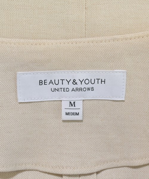 BEAUTY&YOUTH UNITED ARROWS（ビューティーアンドユースユナイテッドアローズ）ノーカラージャケット ベージュ サイズ:M レディース/2200643809055