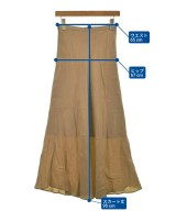BEAUTY&YOUTH UNITED ARROWS（ビューティーアンドユースユナイテッドアローズ）ロング・マキシ丈スカート 茶 サイズ:S レディース/2200640624040