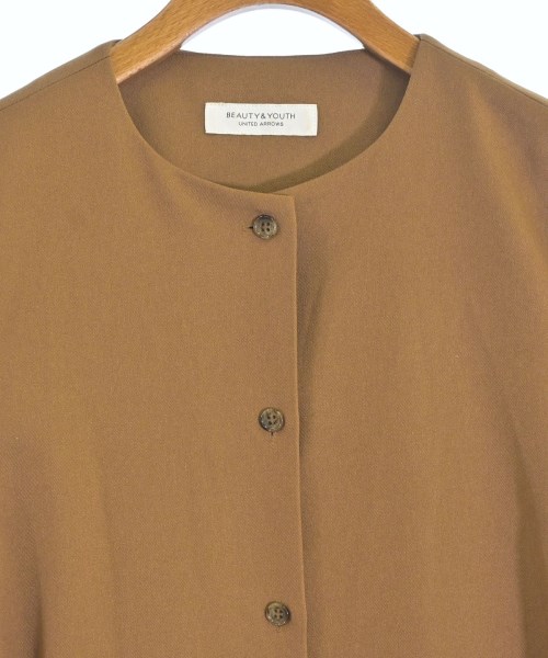 BEAUTY&YOUTH UNITED ARROWS（ビューティーアンドユースユナイテッドアローズ）シャツワンピース 茶 サイズ:F レディース/2200650943070