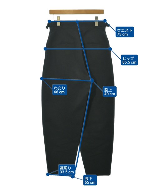 BEAUTY&YOUTH UNITED ARROWS（ビューティーアンドユースユナイテッドアローズ）スラックス 黒 サイズ:L レディース/2200645903034