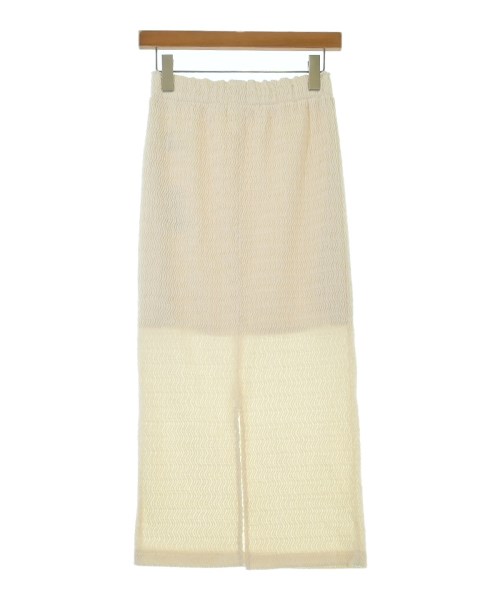 BEAUTY&YOUTH UNITED ARROWS（ビューティーアンドユースユナイテッドアローズ）ロング・マキシ丈スカート 黄 サイズ:S レディース/2200641482083