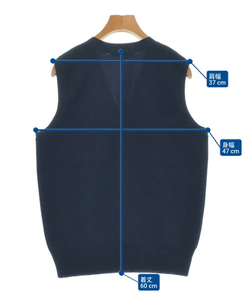 BEAUTY&YOUTH UNITED ARROWS（ビューティーアンドユースユナイテッドアローズ）ベスト 紺 サイズ:F レディース/2200653840086