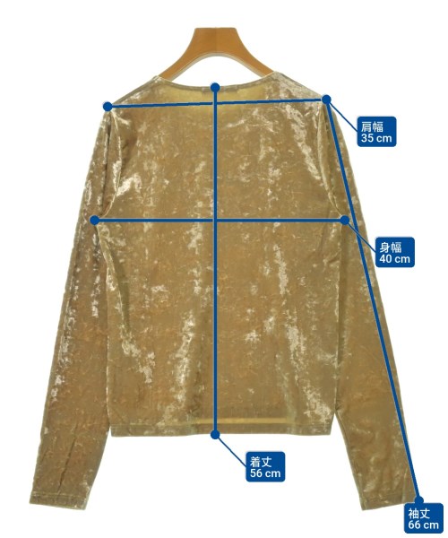 BEAUTY&YOUTH UNITED ARROWS（ビューティーアンドユースユナイテッドアローズ）Tシャツ・カットソー ゴールド サイズ:F レディース/2200647512166