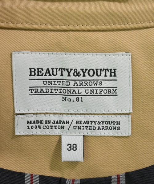 BEAUTY&YOUTH UNITED ARROWS（ビューティーアンドユースユナイテッドアローズ）トレンチコート ベージュ サイズ:38(M位) レディース/2200695033026