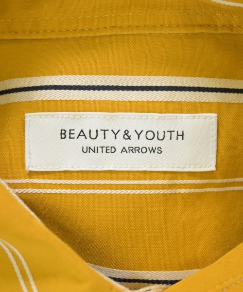 BEAUTY&YOUTH UNITED ARROWS（ビューティーアンドユースユナイテッドアローズ）シャツワンピース 黄 サイズ:F レディース/2200702630026