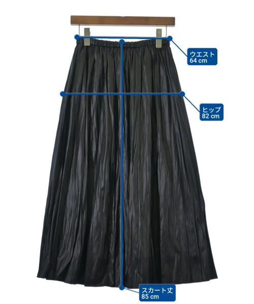 BEAUTY&YOUTH UNITED ARROWS（ビューティーアンドユースユナイテッドアローズ）ロング・マキシ丈スカート 黒 サイズ:M レディース/2200700663064