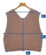 BEAUTY&YOUTH UNITED ARROWS（ビューティーアンドユースユナイテッドアローズ）ベスト/ノースリーブ 茶 サイズ:-(M位) レディース/2200701023065