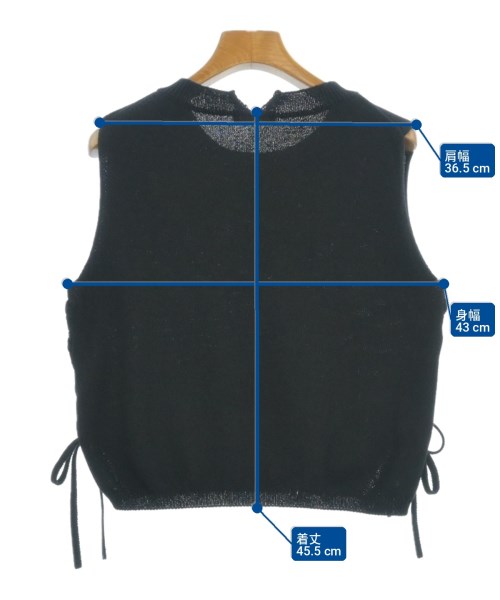 BEAUTY&YOUTH UNITED ARROWS（ビューティーアンドユースユナイテッドアローズ）ベスト/ノースリーブ 黒 サイズ:-(M位) レディース/2200701023102