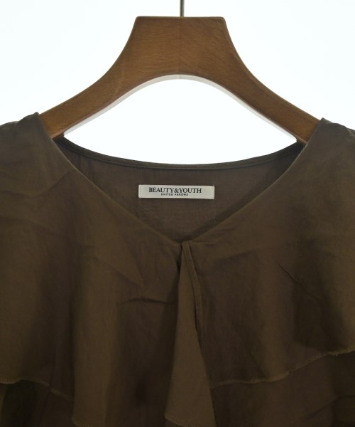BEAUTY&YOUTH UNITED ARROWS（ビューティーアンドユースユナイテッドアローズ）ブラウス 茶 サイズ:F レディース/2200703361073