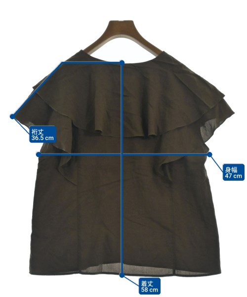 BEAUTY&YOUTH UNITED ARROWS（ビューティーアンドユースユナイテッドアローズ）ブラウス 茶 サイズ:F レディース/2200703361073