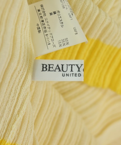 BEAUTY&YOUTH UNITED ARROWS（ビューティーアンドユースユナイテッドアローズ）カーディガン 黄 サイズ:S レディース/2200703596031