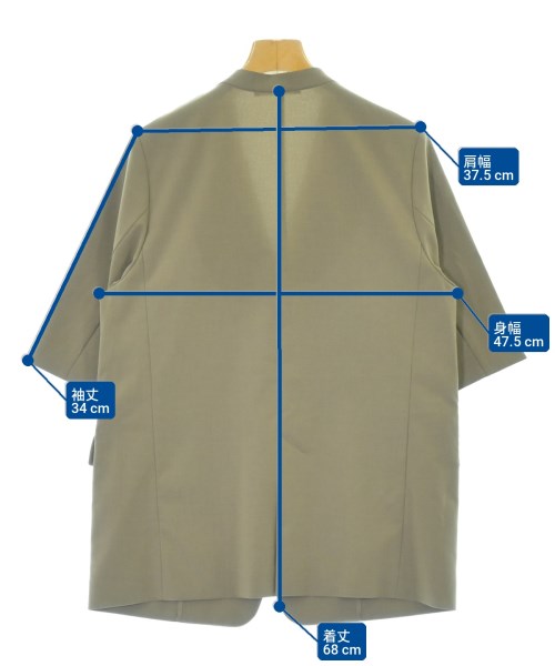 BEAUTY&YOUTH UNITED ARROWS（ビューティーアンドユースユナイテッドアローズ）カジュアルジャケット カーキ サイズ:M レディース/2200703750051