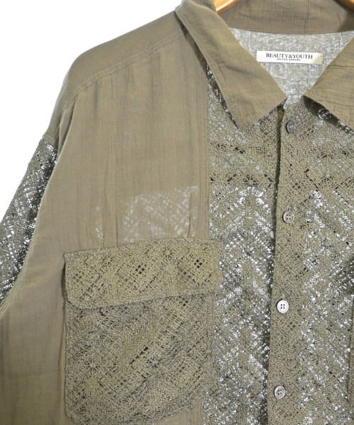 BEAUTY&YOUTH UNITED ARROWS（ビューティーアンドユースユナイテッドアローズ）カジュアルシャツ カーキ サイズ:F レディース/2200702222092