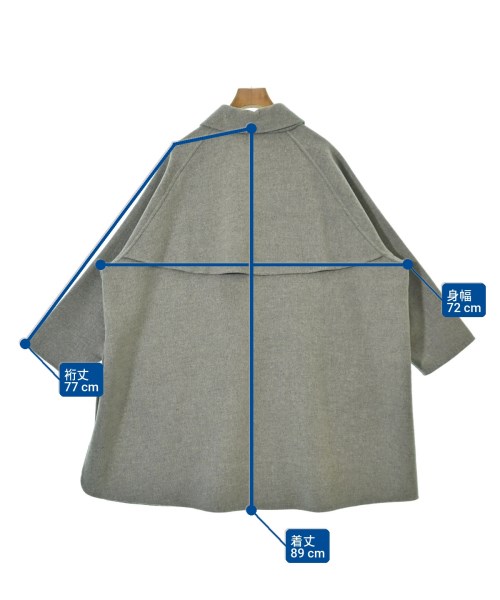 BEAUTY&YOUTH UNITED ARROWS（ビューティーアンドユースユナイテッドアローズ）ピーコート グレー サイズ:S レディース/2200704367012