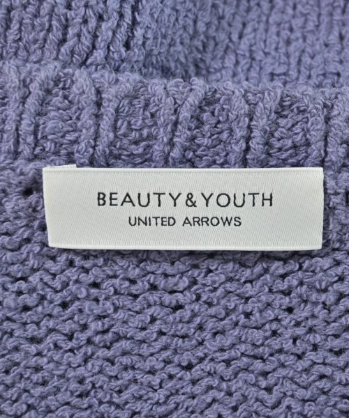 BEAUTY&YOUTH UNITED ARROWS（ビューティーアンドユースユナイテッドアローズ）ニット・セーター 紫 サイズ:-(L位) レディース/2200702080043