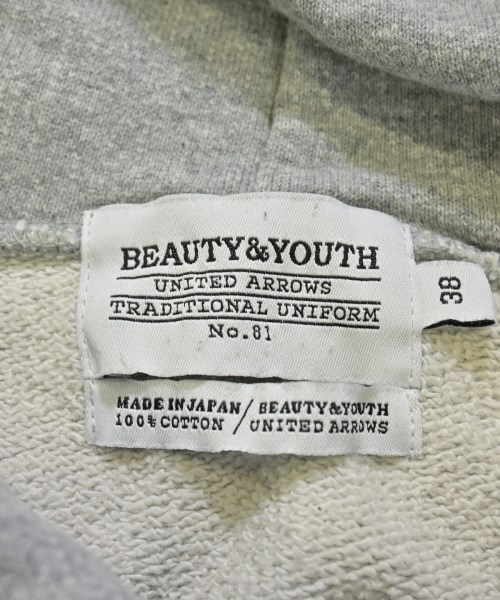 BEAUTY&YOUTH UNITED ARROWS（ビューティーアンドユースユナイテッドアローズ）パーカー グレー サイズ:38(M位) レディース/2200703219015