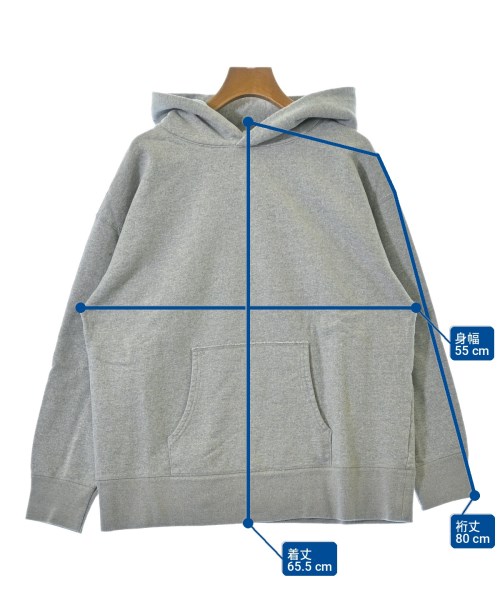 BEAUTY&YOUTH UNITED ARROWS（ビューティーアンドユースユナイテッドアローズ）パーカー グレー サイズ:38(M位) レディース/2200703219015