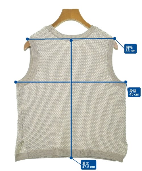 BEAUTY&YOUTH UNITED ARROWS（ビューティーアンドユースユナイテッドアローズ）ベスト グレー サイズ:F レディース/2200701532017