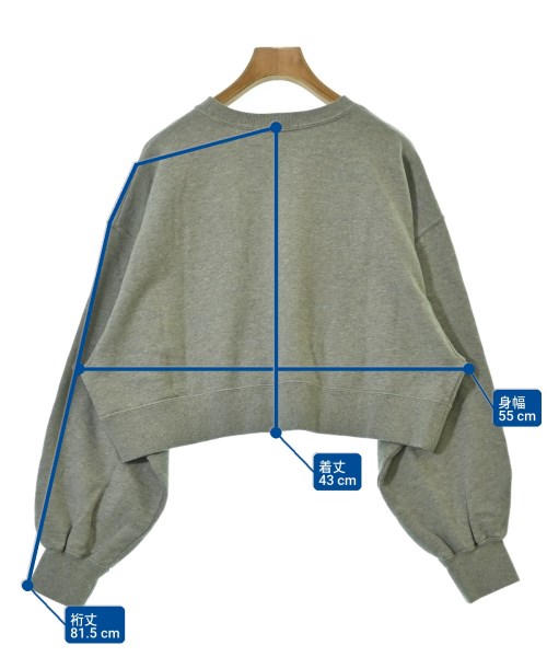 BEAUTY&YOUTH UNITED ARROWS（ビューティーアンドユースユナイテッドアローズ）スウェット グレー サイズ:F レディース/2200702839092