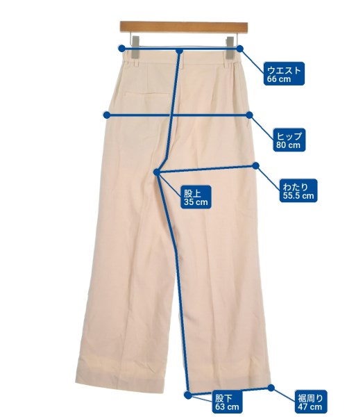 BEAUTY&YOUTH UNITED ARROWS（ビューティーアンドユースユナイテッドアローズ）スラックス ベージュ サイズ:M レディース/2200703475039