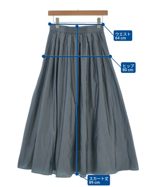 BEAUTY&YOUTH UNITED ARROWS（ビューティーアンドユースユナイテッドアローズ）ロング・マキシ丈スカート グレー サイズ:S レディース/2200705252041