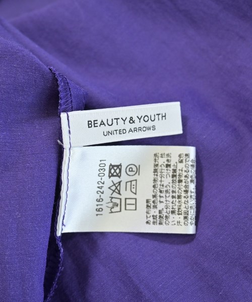 BEAUTY&YOUTH UNITED ARROWS（ビューティーアンドユースユナイテッドアローズ）カジュアルシャツ 紫 サイズ:-(M位) レディース/2200705532013