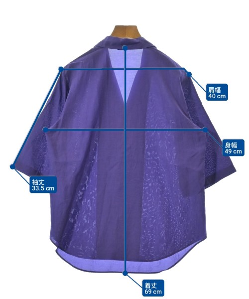 BEAUTY&YOUTH UNITED ARROWS（ビューティーアンドユースユナイテッドアローズ）カジュアルシャツ 紫 サイズ:-(M位) レディース/2200705532013