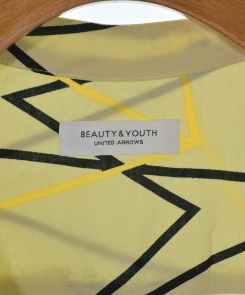 BEAUTY&YOUTH UNITED ARROWS（ビューティーアンドユースユナイテッドアローズ）カジュアルシャツ 黄 サイズ:F レディース/2200703677082