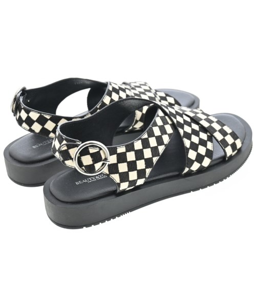 BEAUTY&YOUTH UNITED ARROWS（ビューティーアンドユースユナイテッドアローズ）サンダル 黒 サイズ:EU37(23.5cm位) レディース/2200701311865