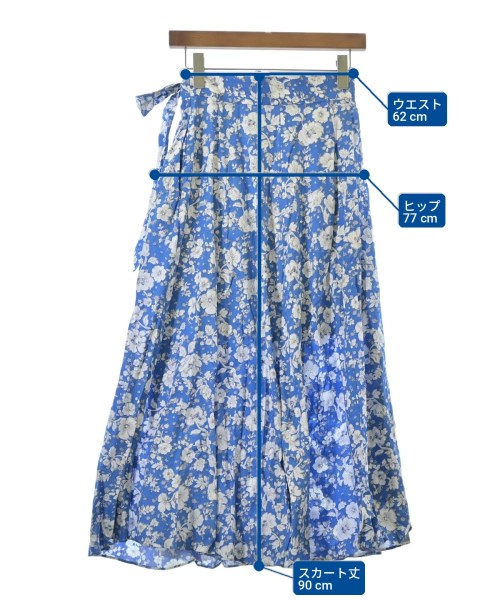 BEAUTY&YOUTH UNITED ARROWS（ビューティーアンドユースユナイテッドアローズ）ロング・マキシ丈スカート 青 サイズ:S レディース/2200703295033