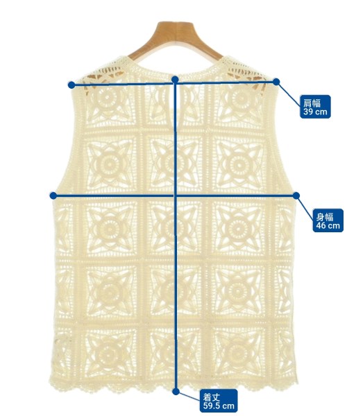BEAUTY&YOUTH UNITED ARROWS（ビューティーアンドユースユナイテッドアローズ）ベスト/ノースリーブ 白 サイズ:F レディース/2200705606011