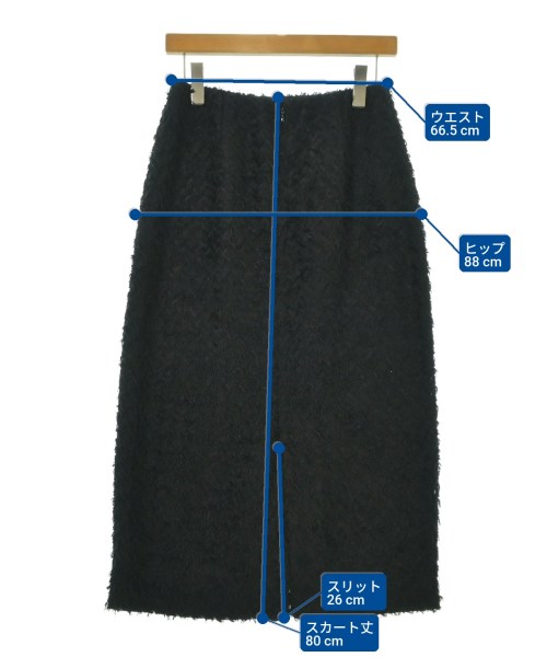 BEAUTY&YOUTH UNITED ARROWS（ビューティーアンドユースユナイテッドアローズ）ロング・マキシ丈スカート 黒 サイズ:M レディース/2200704427143