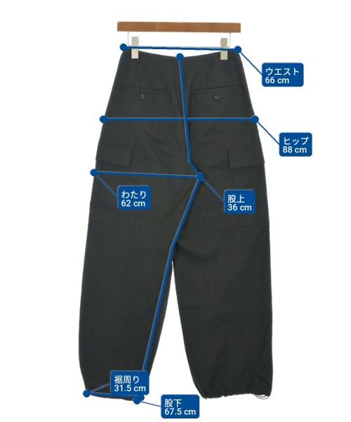 BEAUTY&YOUTH UNITED ARROWS（ビューティーアンドユースユナイテッドアローズ）カーゴパンツ グレー サイズ:M レディース/2200707105017