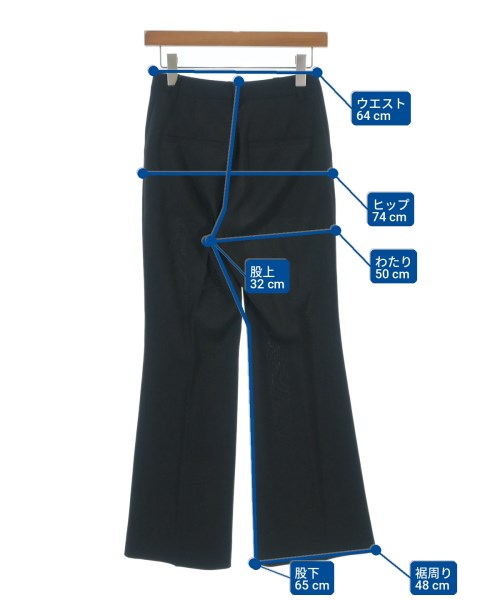 BEAUTY&YOUTH UNITED ARROWS（ビューティーアンドユースユナイテッドアローズ）スラックス 黒 サイズ:S レディース/2200706825077