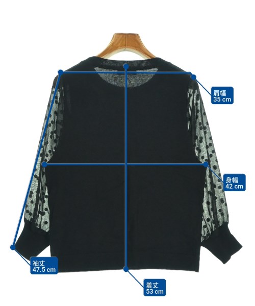 BEAUTY&YOUTH UNITED ARROWS（ビューティーアンドユースユナイテッドアローズ）ニット・セーター 黒 サイズ:-(M位) レディース/2200708065051