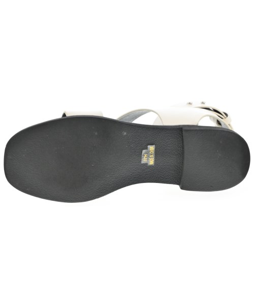 BEAUTY&YOUTH UNITED ARROWS（ビューティーアンドユースユナイテッドアローズ）サンダル 白 サイズ:EU37 1/2(24cm位) レディース/2200707044019