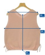 BEAUTY&YOUTH UNITED ARROWS（ビューティーアンドユースユナイテッドアローズ）ベスト/ノースリーブ ピンク サイズ:-(L位) レディース/2200707326016