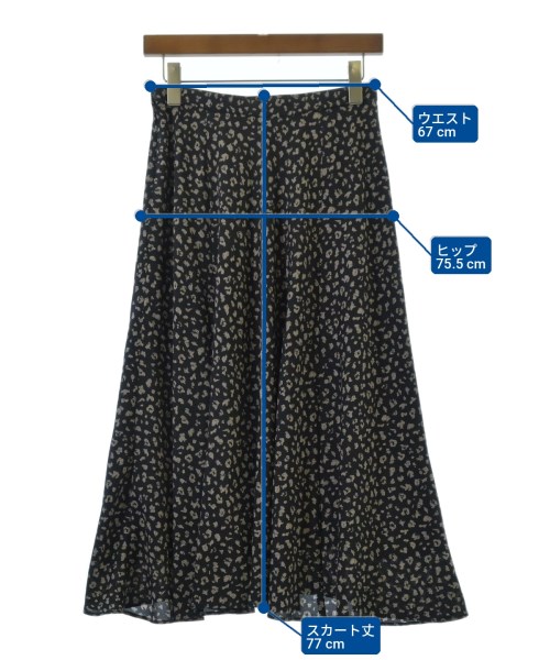 BEAUTY&YOUTH UNITED ARROWS（ビューティーアンドユースユナイテッドアローズ）ロング・マキシ丈スカート 黒 サイズ:M レディース/2200707662046