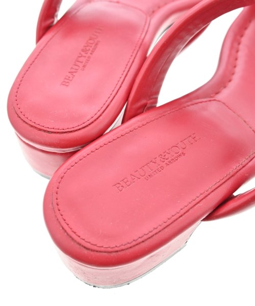 BEAUTY&YOUTH UNITED ARROWS（ビューティーアンドユースユナイテッドアローズ）サンダル 赤 サイズ:EU36 1/2(23cm位) レディース/2200710402059