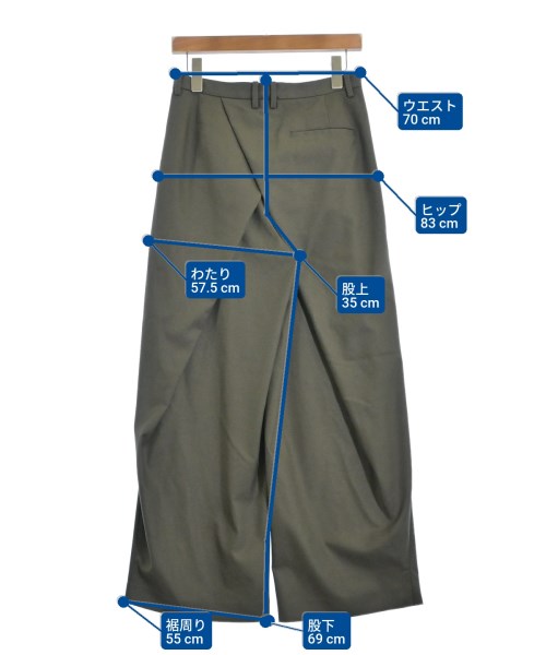 BEAUTY&YOUTH UNITED ARROWS（ビューティーアンドユースユナイテッドアローズ）スラックス カーキ サイズ:M レディース/2200663068012