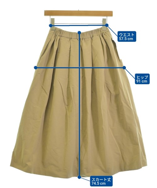 BEAUTY&YOUTH UNITED ARROWS（ビューティーアンドユースユナイテッドアローズ）ロング・マキシ丈スカート ベージュ サイズ:-(M位) レディース/2200657309039