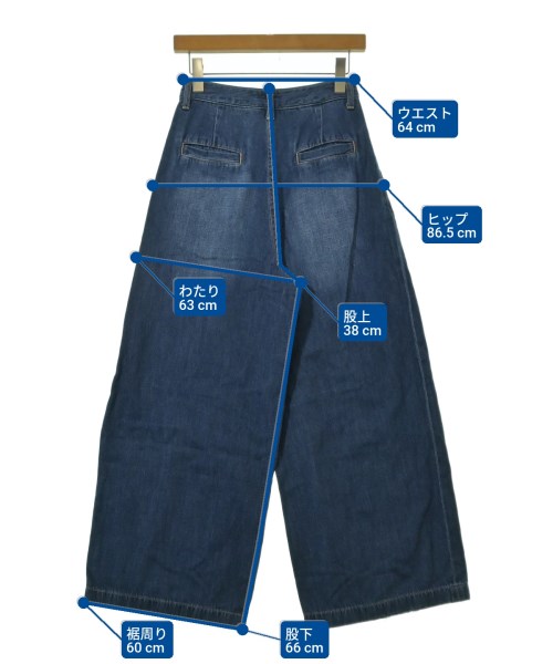 BEAUTY&YOUTH UNITED ARROWS（ビューティーアンドユースユナイテッドアローズ）デニムパンツ 青 サイズ:S レディース/2200657213084